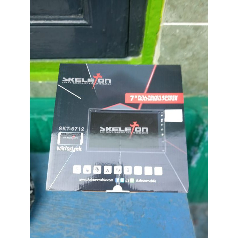 headunit Doubledin skeleton dvd tv SKT-6712