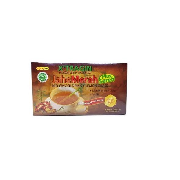 

XTRAGIN JAHE MERAH PLUS SEREH RED GINGER LEMON GRASS 20 SACHET