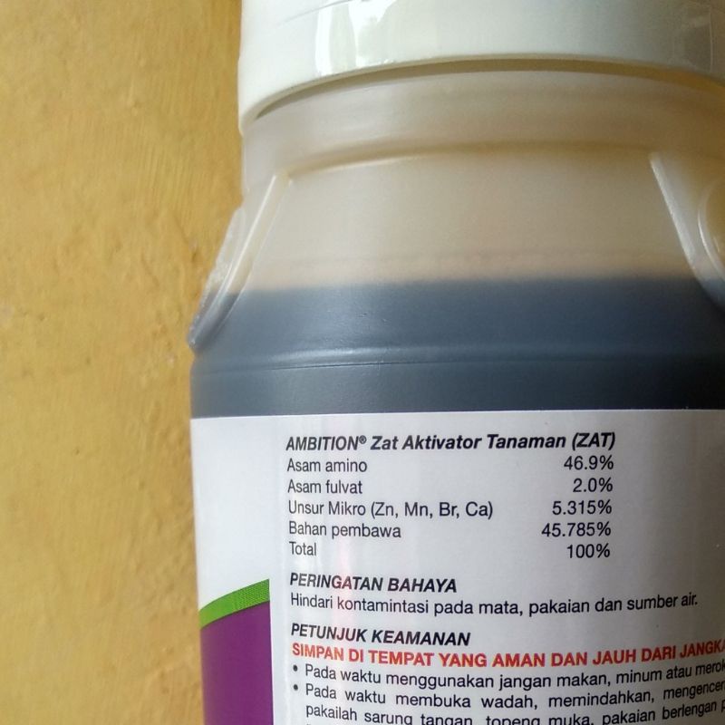 Zat Aktivator Tanaman (ZAT) Ambition from Bayer kemasan 500ml dan 1liter