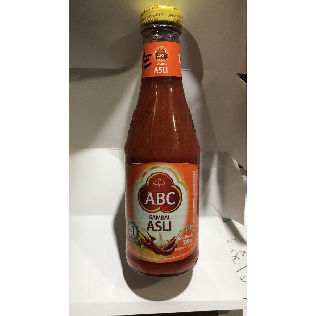 Saos Sambal ABC 335ml 335 ml Botol Besar Cabai Asli Dus Murah Cabe