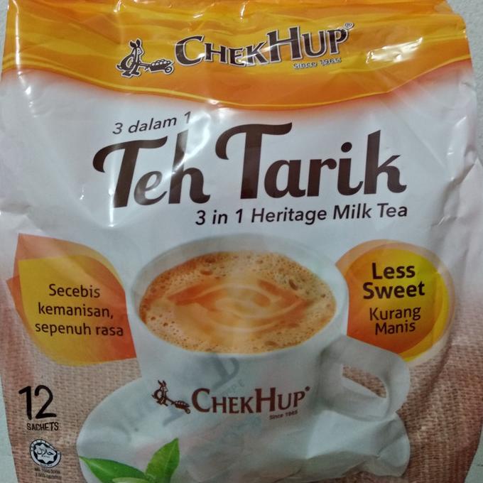 

(BISA COD) chekhup teh tarik / less sweet/kurang manis SALE Kode 1466