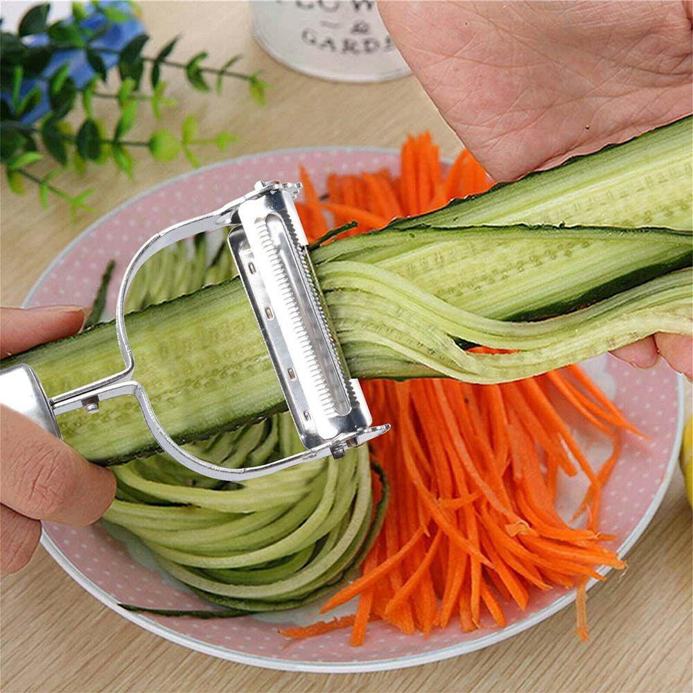 Preva Pengupas Kulit Buah Sayur Sayuran Professional Stainless Steel Julienne Slicer