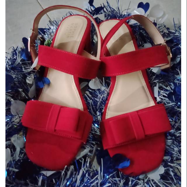 Abbel sandal red Sophie paris