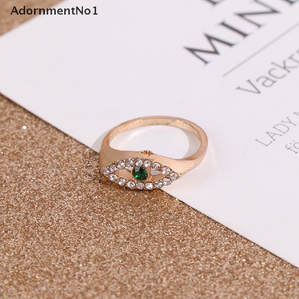 (AdornmentNo1) 6pcs / set Cincin Vintage Adjustable Bentuk Ular Aksen Kristal + Berlian Imitasi Untuk Wanita