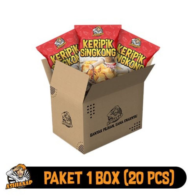

Promo Keripik Singkong Ashiaaap by Atta Halilintar 1box (20pcs)
