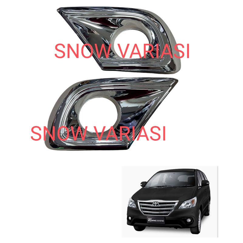 Fog Lamp Grand Innova 2014 2015 Foglamp Cover Chrome