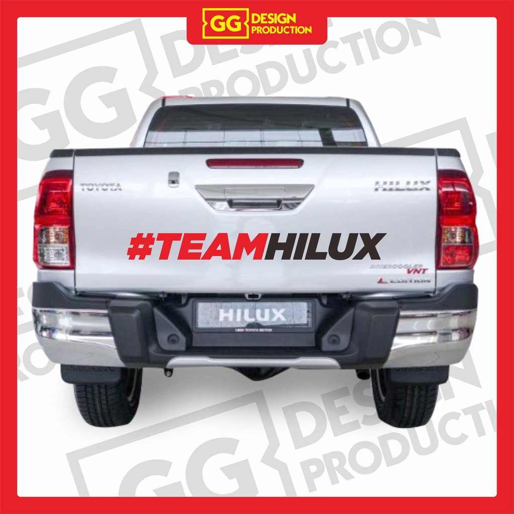 sticker toyoa new hilux | sticker toyota hilux keren | toyota hilux sticker