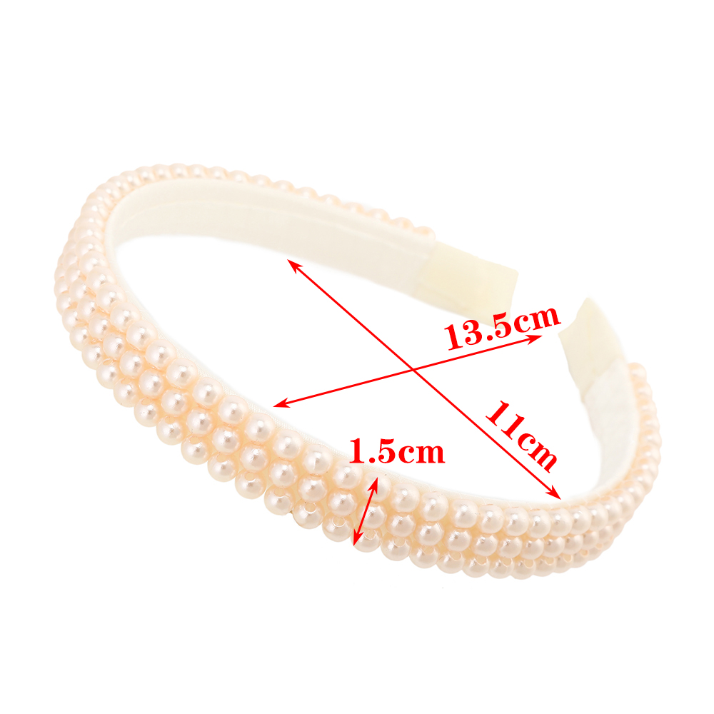 Korean Pearl Headband for Women Fashion Temperament Hairband Girls Party Bride Hair Accessories