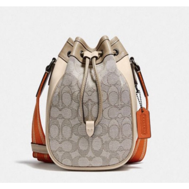 Coach Drawstring Marble Bag In Signature Jacquard(C3782)