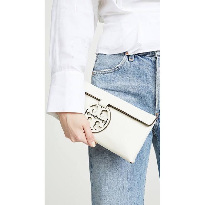 TORY BURCH Miller Clutch Pouch ORIGINAL FO AUTHENTIC ORI