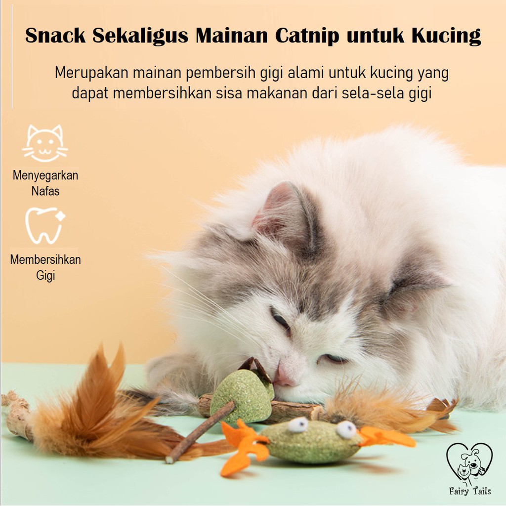 Mainan/Snack Catnip untuk Kucing (Dapat Dijilat) | Edible Catnip Toy