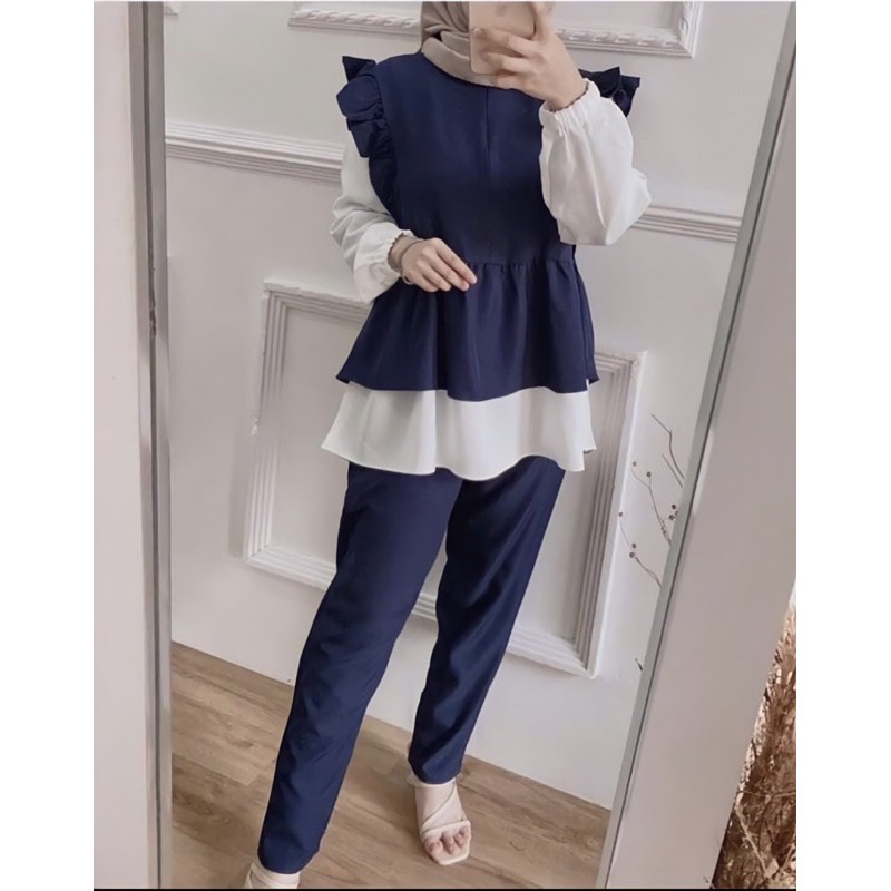 One Set Meyka/One Set /Set/Rempel Ballon/Daily Set/Fashion Wanita/ TERMURAH