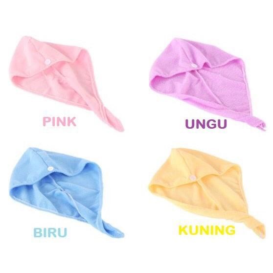 TUK02-Hair Wrap Magic Towel Handuk Penyerap Air