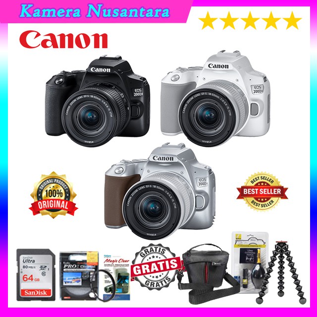 CANON EOS 200D MARK II / 200D MARK 2 / CANON EOS 200D II KIT 18-55MM IS STM WIFI