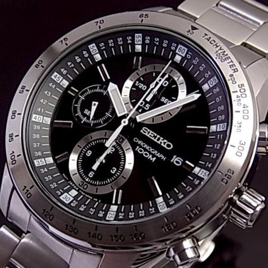 Seiko Quartz SNDB53P1 Chronograph Black Dial | Jam Tangan Pria SNDB53