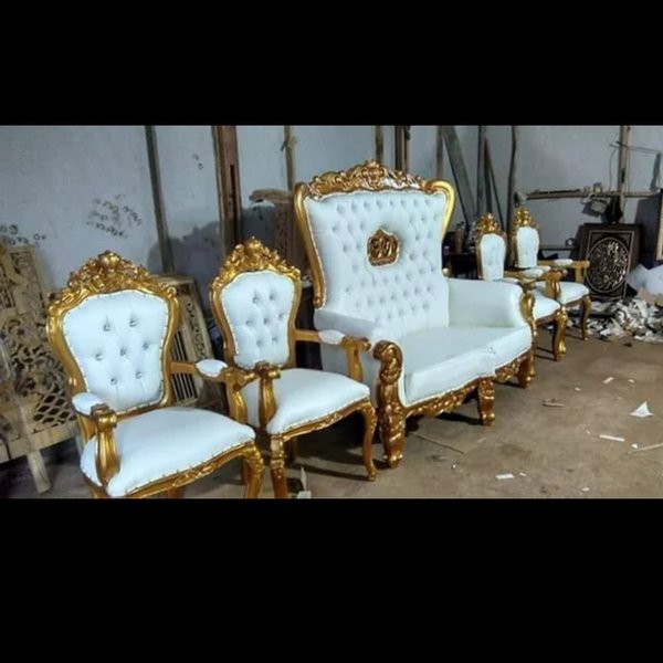 Kursi pengantin sofa pelaminan mebel Jepara furniture
