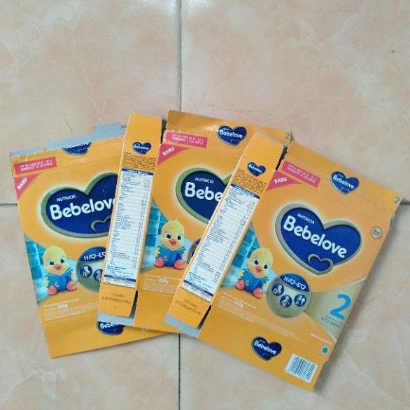 Kardus bekas box packing bekas susu Bebelac dan SGM