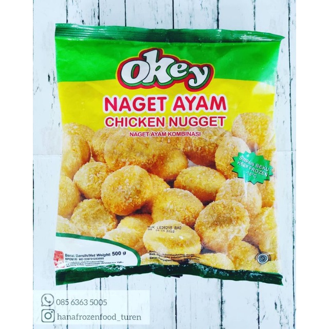 

OKEY CHICKEN NUGGET 500 GRAM