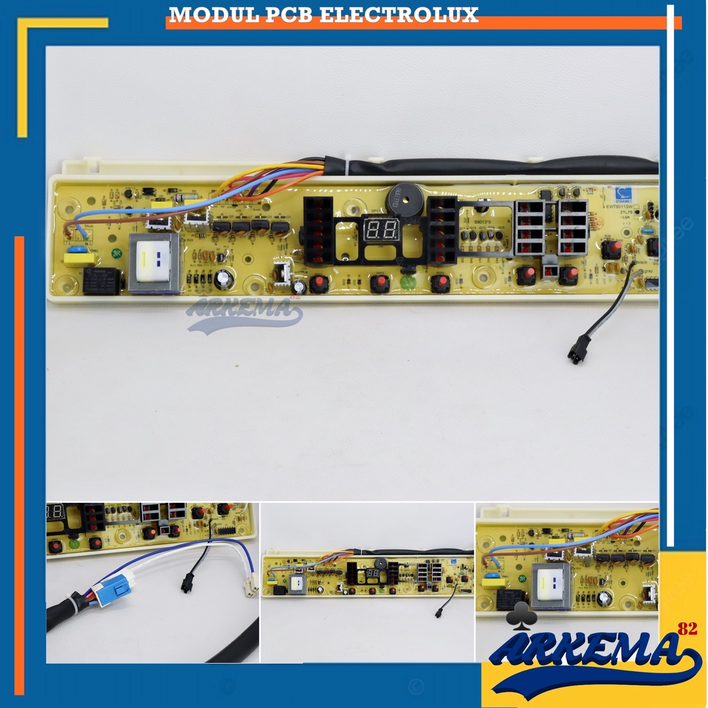 MODUL PCB MESIN CUCI ELEKTROLUX | TYPE EWT704S / EWT7042S / EWT854 | CODE PART ZTL75