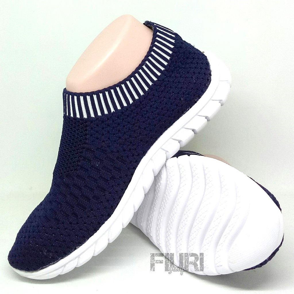 ARDILES Original - Mickelson MYTHA Navy - Sepatu Olahraga Wanita - Sepatu Sneakers Knit Rajut Wanita