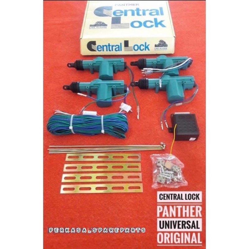 Central Lock Merk Panther Phanter Sentral Remot Pintu Mobil Universal Original