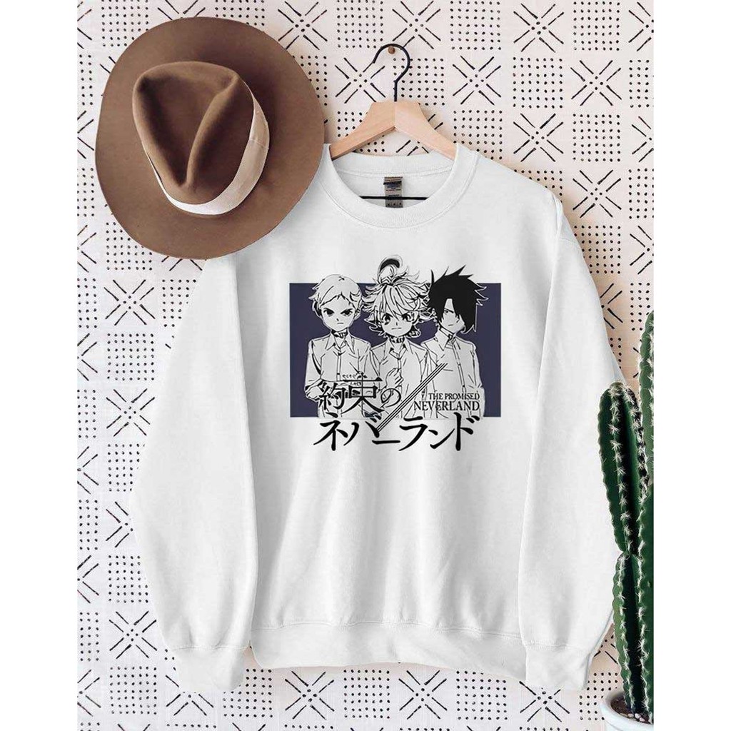 Crewneck The Promised Neverland brother and sister Unisex Premium