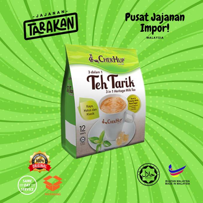 

(BISA COD) Teh Tarik Halia 3 in 1 Heritage Milk Tea Malaysia TERBARU Kode 205