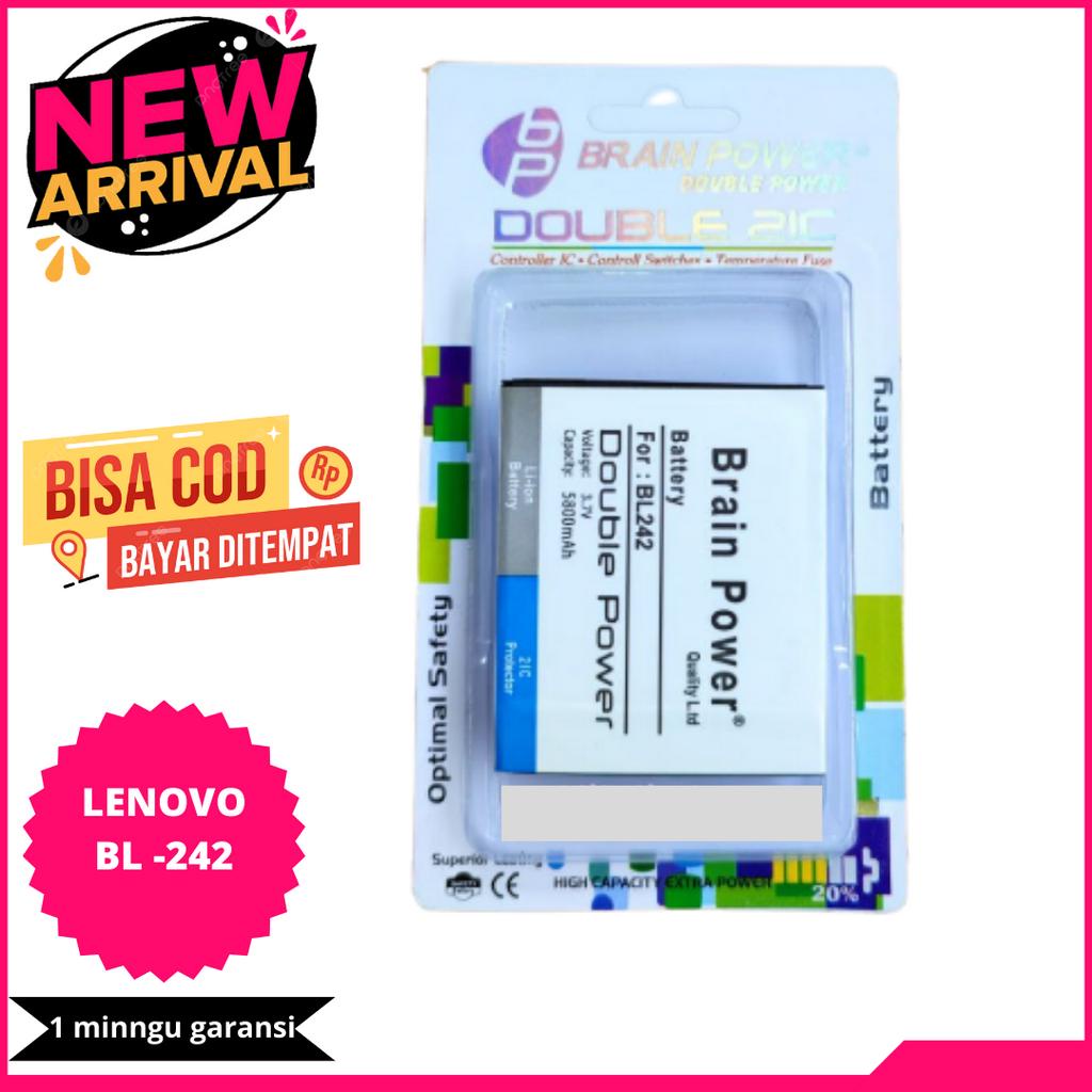 BATRE BATRE BATRE / BRAIN POWER LENOVO / BL -242 / A6000 / A6600 / LEMON K3 / BATRE BATREI BATRE