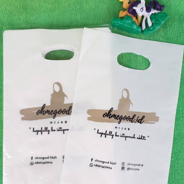 Promo Plastik Olshop Plastik Sablon Plastik Packing Ukuran 20x30cm Free Desain Shopee Indonesia