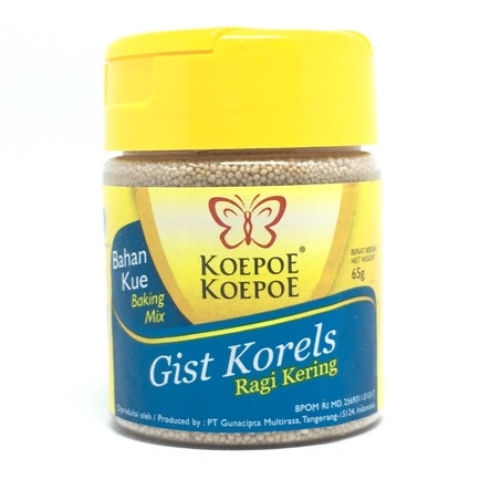 

Koepoe Gist Korels (Ragi Kering) 65gr