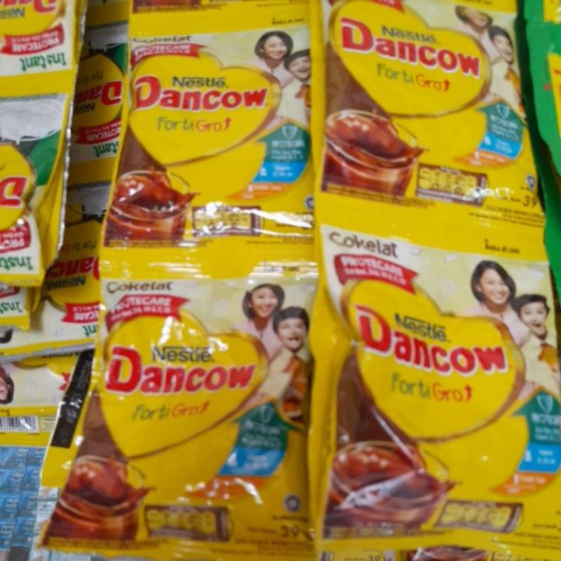

Dancow coklat rentengan isi 10x39 gram