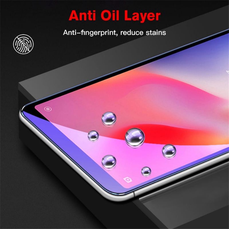 Tempered Glass Oppo A3s//f7/C1 Blue Light Full Screen Premium Protector Quality