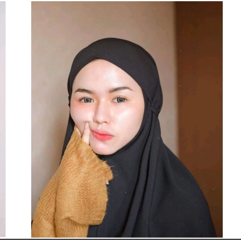 HIJAB INSTAN BERGO MARYAM DIAMOND CREPE