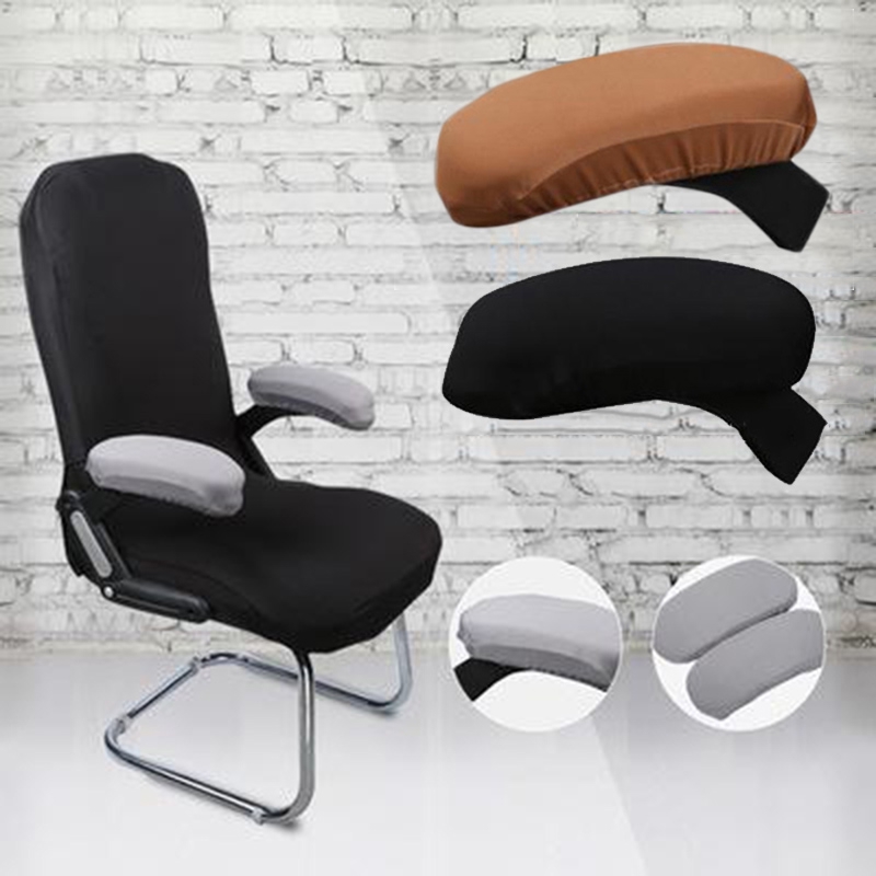 2xremovable Chair Armrest Covers Elastic Protector Office Arm Armchair Cover Kit Shopee Indonesia