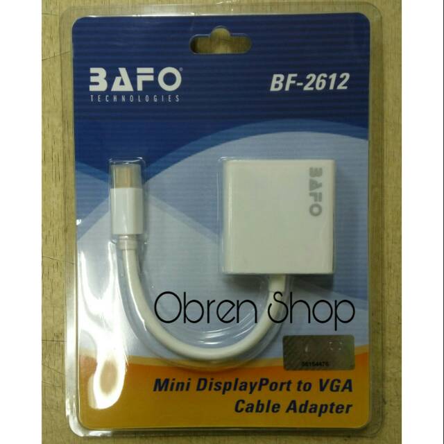 BAFO Mini Display Port to VGA BF-2612