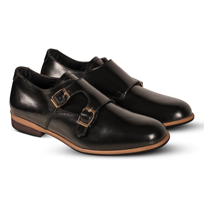 GILLY MONKSTRAP BLACK WOMEN SHOES - NAPPA MILANO