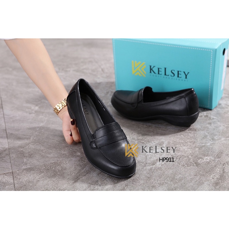 Kelsey Sepatu Kerja Wanita / Sepatu Loafer Kulit Wanita  HP911