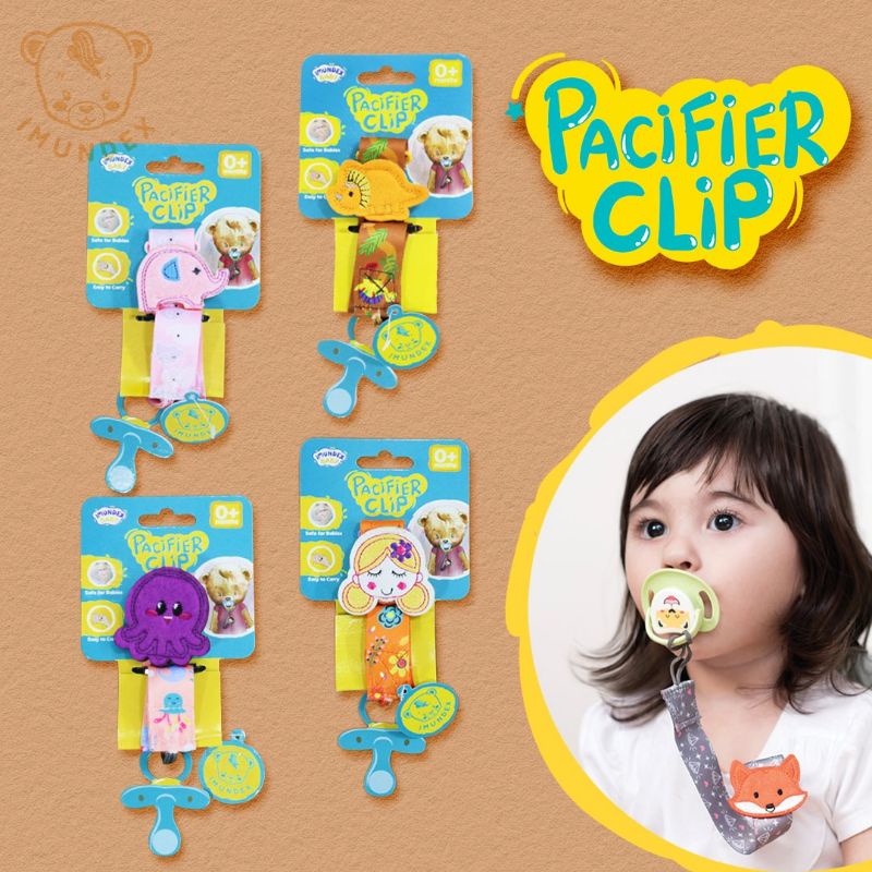 Imundex Pacifier Clip Mix Tali Empeng PCI001/004