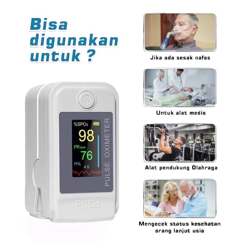 OXYMETER ALAT UKUR KADAR OKSIGEN / FINGERTIP PULSE / LK88 LK89 / ORIGINAL OXIMETER