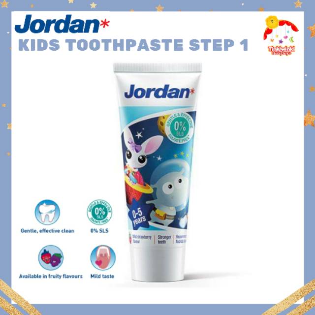 Jordan Toothpaste Step 1 Milk Teeth 75gr