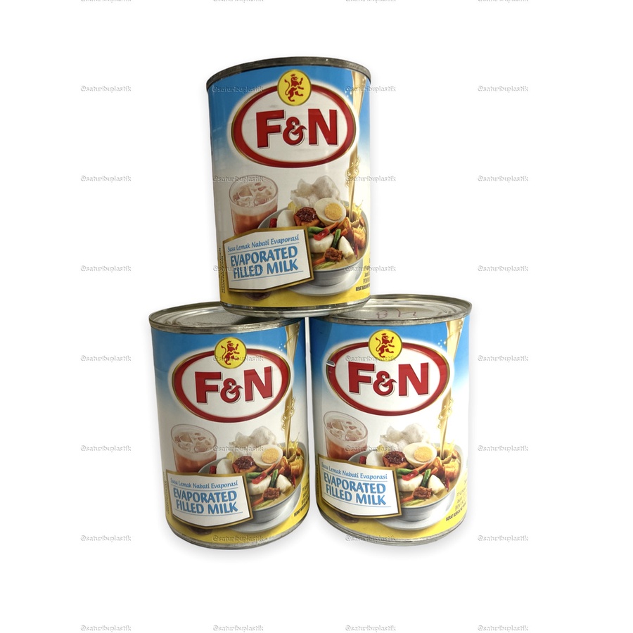 

Susu cair evaporasi F&N fn F & N F and N evaporate evaporated milk 380 GR susu Pengganti santan