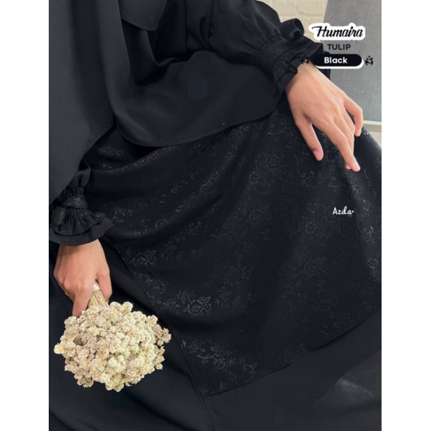 Gamis Humaira set by Azda | Gamis Emboss