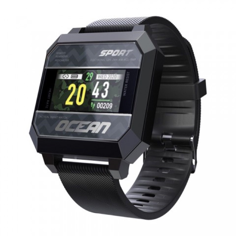 LOKMAT Ocean 2 Sport Fitness Tracker Anti Fatigue Tactical Smart Watch