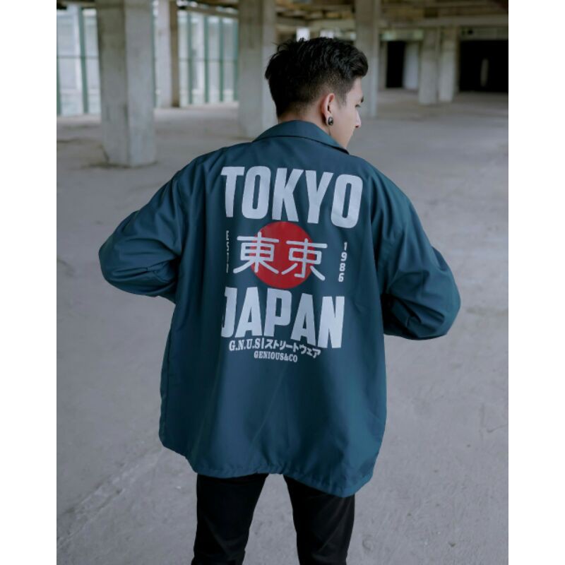 Jaket Coach Tokyo Japan Jaket Parasut Jaket Outdoor Jaket Pria Unisex