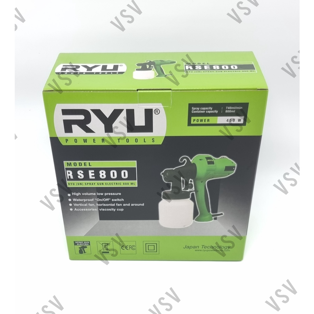 RYU RSE800 Spray Gun Electric 800 ML Semprotan Cat Listrik