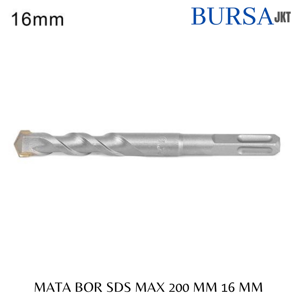 MATA BOR BOBOK PAHAT BETON SDS MAX 16 MM X 200 MM CONCRETE DRILL BIT