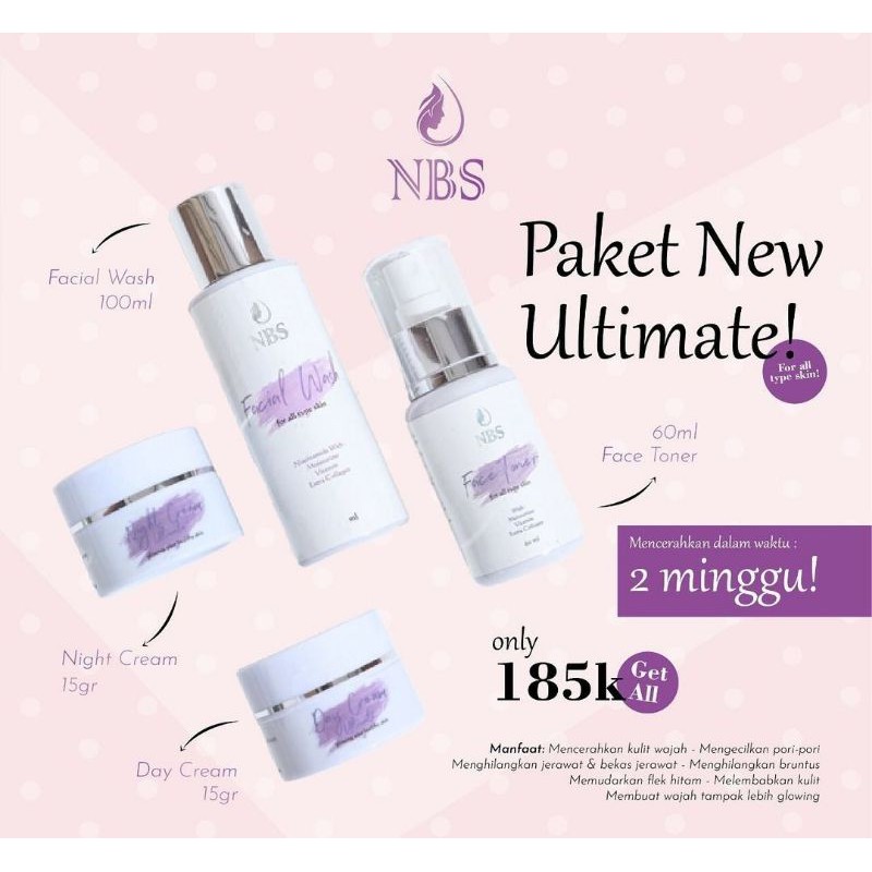 NBS Ultimate Skincare, Cream Glowing Aman BPOM