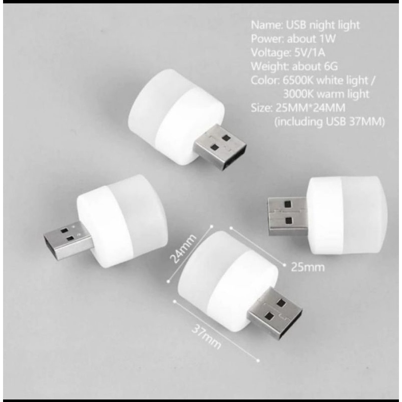 Mini USB Light Lampu Tidur Lampu Baca USB Ms88