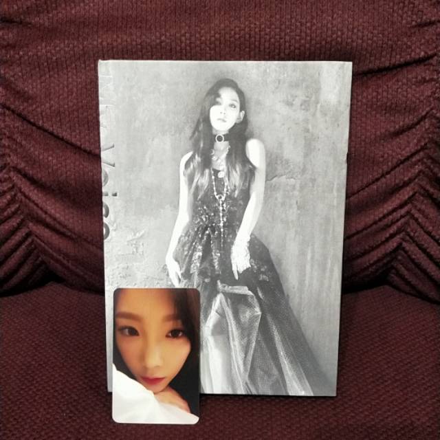 unsealed album taeyeon my voice + photocard
