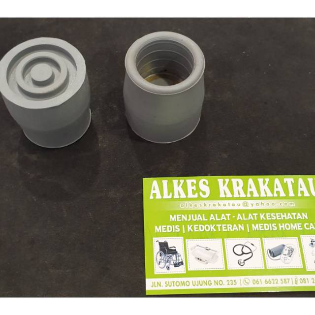 Bantalan karet tongkat jalan, kruk